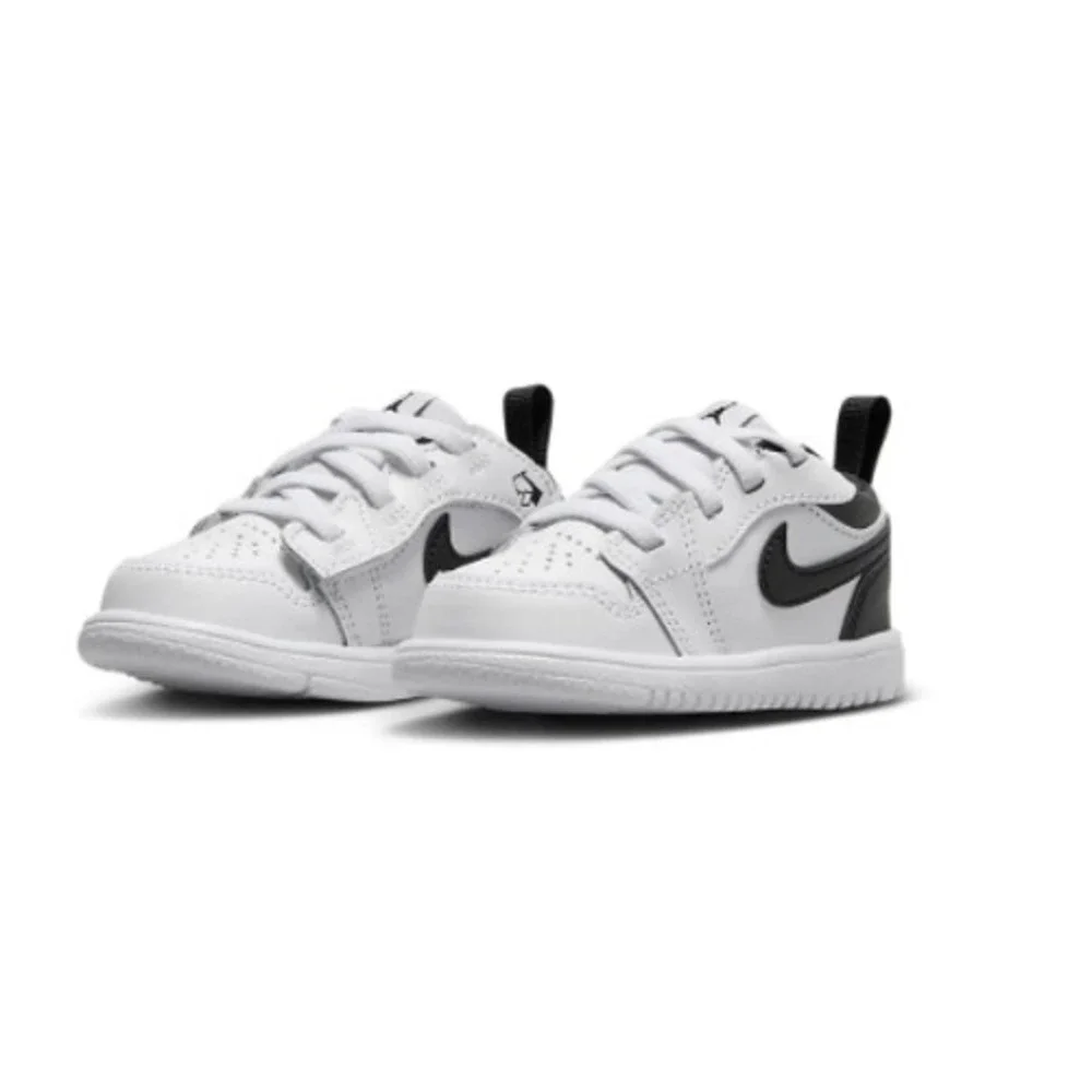 Nike Baby Air Jordan 1 Low Alt White Black Sneakers DR9747-132 Size 4C